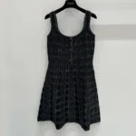 Gucci Women Wool and Lame Check Jacquard Dress 812132XKEDI1138