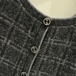 Gucci Women Wool and Lame Check Jacquard Dress 812132XKEDI1138