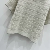 Gucci Women Wool and Lame Check Jacquard Top 811552XKEDI9237 (1)