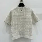 Gucci Women Wool and Lame Check Jacquard Top 811552XKEDI9237