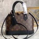 Louis Vuitton LV Women Alma BB Monogram Coated Canvas-Black
