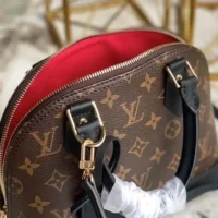 Louis Vuitton LV Women Alma BB Monogram Coated Canvas-Black (1)