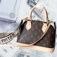 Louis Vuitton LV Women Alma BB Monogram Coated Canvas-Brown M46990 (1)