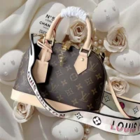 Louis Vuitton LV Women Alma BB Monogram Coated Canvas-Brown M46990 (1)