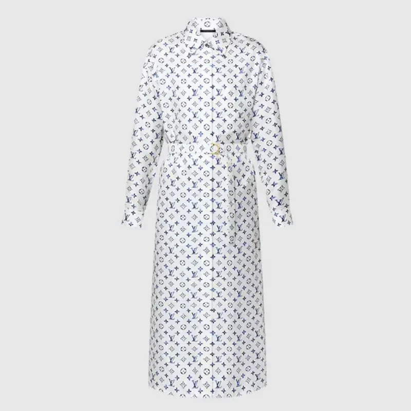 Louis Vuitton LV Women Aquarelle Monogram Shirt Dress