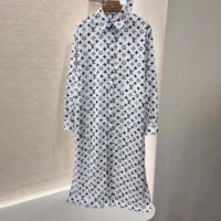 Louis Vuitton LV Women Aquarelle Monogram Shirt Dress (1)