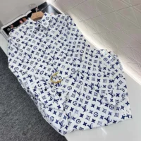 Louis Vuitton LV Women Aquarelle Monogram Shirt Dress (1)