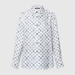 Camisa de seda con monograma Aquarelle para mujer de Louis Vuitton LV 1AHGW8