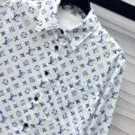 Camisa de seda con monograma Aquarelle para mujer de Louis Vuitton LV 1AHGW8