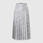 Louis Vuitton LV Women Chain Print Pleat Skirt 1AGOBD