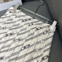 Louis Vuitton LV Women Chain Print Pleat Skirt 1AGOBD (1)