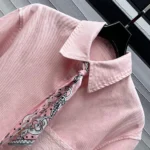 Louis Vuitton LV Women Cropped Denim Shirt-Light Pink 1AHHT1