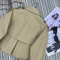 Louis Vuitton LV Women Cropped Trench Jacket 1AGNEC (1)