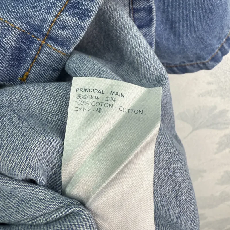 Louis Vuitton LV Women Denim Bomber Jacket-Blue 1AHHRU