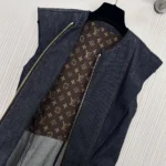 Louis Vuitton LV Women Denim Flounce Dress 1AHGY1