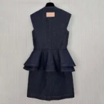 Louis Vuitton LV Women Denim Flounce Dress 1AHGY1