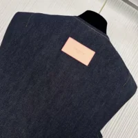 Louis Vuitton LV Women Denim Flounce Dress 1AHGY1 (1)