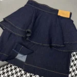Louis Vuitton LV Women Denim Flounce Skirt 1AHGXT