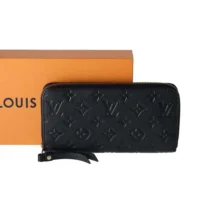 Louis Vuitton LV Women Empreinte Zippy Wallet Calf Leather-Pink (1)