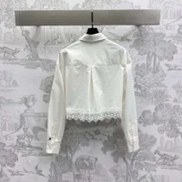 Louis Vuitton LV Women Lace Trim Shirt 1AHGWW (1)