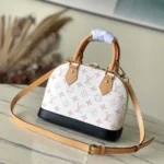 Louis Vuitton LV Damen Nano Alma Monogram Dune Beschichtetes Canvas M46895