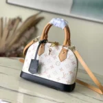 Louis Vuitton LV Damen Nano Alma Monogram Dune Beschichtetes Canvas M46895