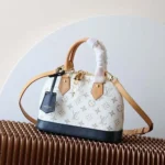 Louis Vuitton LV Damen Nano Alma Monogram Dune Beschichtetes Canvas M46895