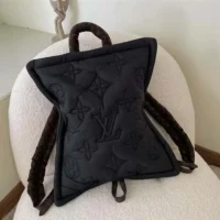 Louis Vuitton LV Women Pillow Backpack-Black M58981 (1)