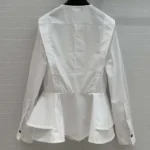 Louis Vuitton LV Women Poplin Peplum Blouse 1AHHMN