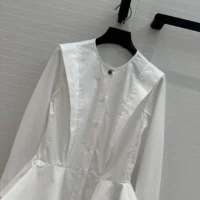 Louis Vuitton LV Women Poplin Peplum Blouse 1AHHMN (1)