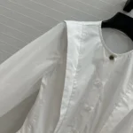 Louis Vuitton LV Women Poplin Peplum Blouse 1AHHMN