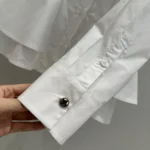 Louis Vuitton LV Women Poplin Peplum Blouse 1AHHMN