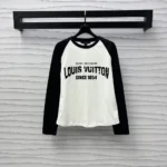 Louis Vuitton LV Women Signature Varsity Long-Sleeved Top 1AGPHO