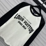 Louis Vuitton LV Women Signature Varsity Long-Sleeved Top 1AGPHO