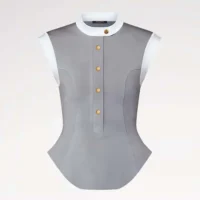 Louis Vuitton LV Women Technical Jersey Color-Block Peplum Top (1)