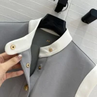 Louis Vuitton LV Women Technical Jersey Color-Block Peplum Top (1)