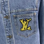 Louis Vuitton Dam Denimjacka i Blå 1AHHS5