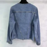 Louis Vuitton Dam Denimjacka i Blå 1AHHS5