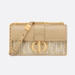 Dior Women 30 Montaigne East-West Bag with Chain Dior Oblique Jacquard