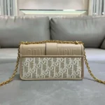 Dior Women 30 Montaigne East-West Bag with Chain Dior Oblique Jacquard