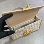 Dior Women 30 Montaigne East-West Bag with Chain Dior Oblique Jacquard