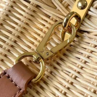 Louis Vuitton LV Women Capucines BB Handbag with Cowhide and Rattan M11617 (1)