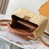 Louis Vuitton LV Women Capucines BB Handbag with Cowhide and Rattan M11617 (1)