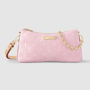 Louis Vuitton LV Women Liv Pochette monogram Denim-Pink M14159
