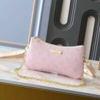Louis Vuitton LV Women Liv Pochette monogram Denim-Pink M14159 (1)