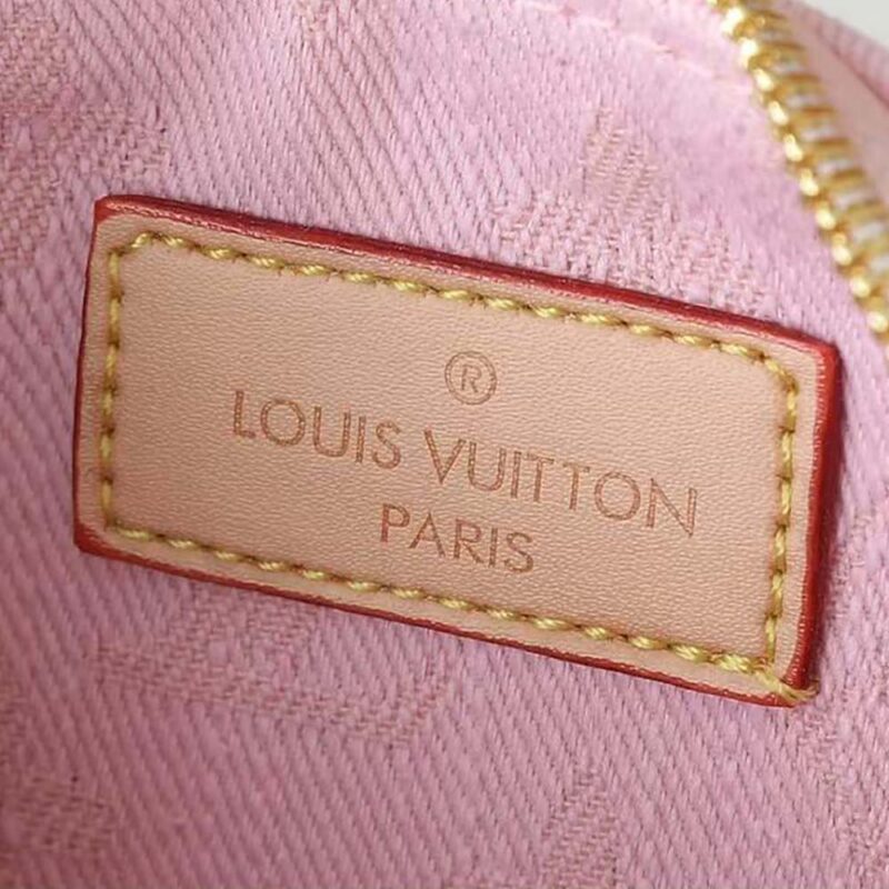 Louis Vuitton LV Women Liv Pochette monogram Denim-Pink M14159