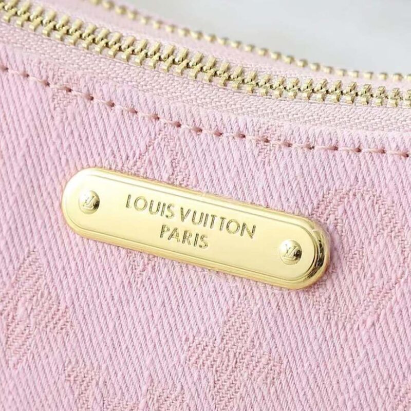 Louis Vuitton LV Women Liv Pochette monogram Denim-Pink M14159