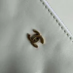 Chanel Women 22 Mini Handbag Shiny Calfskin Gold Tone Metal