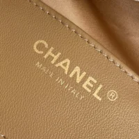 Chanel Women 25 Small Handbag Grained Calfskin Gold Tone Metal-White (1)