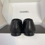 Chanel Women Ballet Flats Aged Calfskin-Black G26250